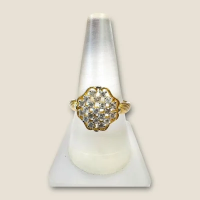 BEAUTIFUL FEMALE DIAMOND RING WITH LOVELY UNIQUE DESIGN | DLR103