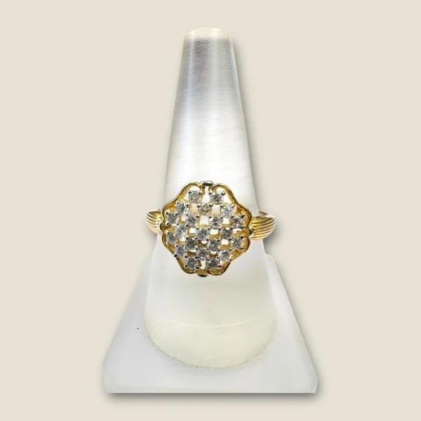 BEAUTIFUL FEMALE DIAMOND RING WITH LOVELY UNIQUE DESIGN | DLR103