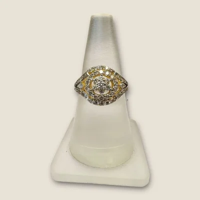FEMALE DIAMOND RING WITH LOVELY BEAUTIFUL DESIGN | DLR107