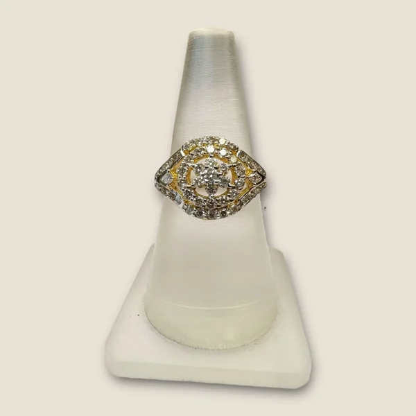 FEMALE DIAMOND RING WITH LOVELY BEAUTIFUL DESIGN | DLR107