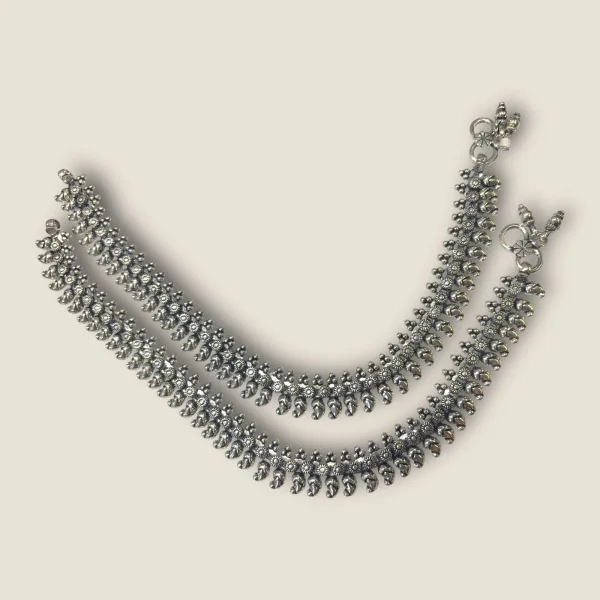 BEAUTIFUL 925 STERLING SILVER ANKLETS WITH LOVELY DESIGN | SPY434