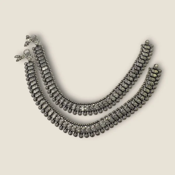 BEAUTIFUL 925 STERLING SILVER ANKLETS WITH LOVELY DESIGN | SPY435