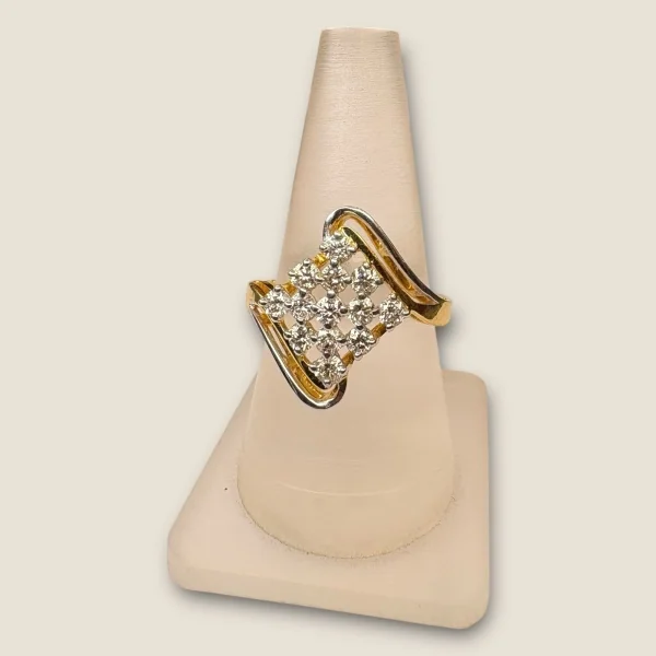 UNIQUE DESIGN FEMALE DIAMOND RING | DLR112
