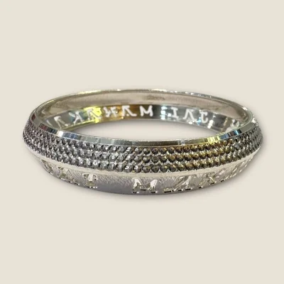 925 STERLING SILVER MEN'S NAME KARA WITH BEAUTIFUL DESIGN | SK343