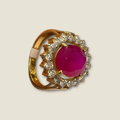 THE PERFECT PROMISE, WRAPPED IN GOLD. BEAUTIFUL GIRLISH DIAMOND RING WITH LOVELY UNIQUE DESIGN | DLR98