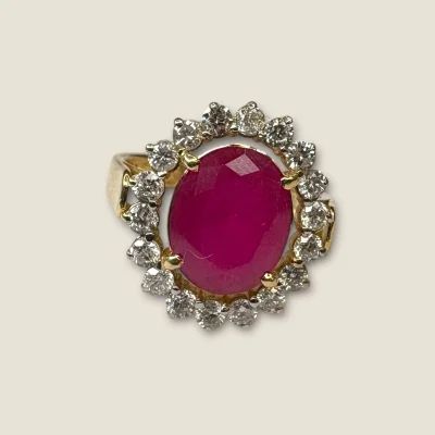 THE PERFECT PROMISE, WRAPPED IN GOLD. BEAUTIFUL GIRLISH DIAMOND RING WITH LOVELY UNIQUE DESIGN | DLR98