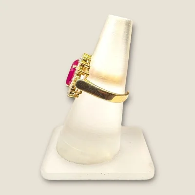 THE PERFECT PROMISE, WRAPPED IN GOLD. BEAUTIFUL GIRLISH DIAMOND RING WITH LOVELY UNIQUE DESIGN | DLR98