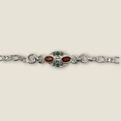 LOVELY SILVER RAKHI WITH BEAUTIFUL DESIGN | SB170 LOVELY SILVER RAKHI WITH BEAUTIFUL DESIGN | SB170