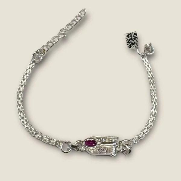 LOVELY SILVER RAKHI WITH BEAUTIFUL DESIGN | SB171