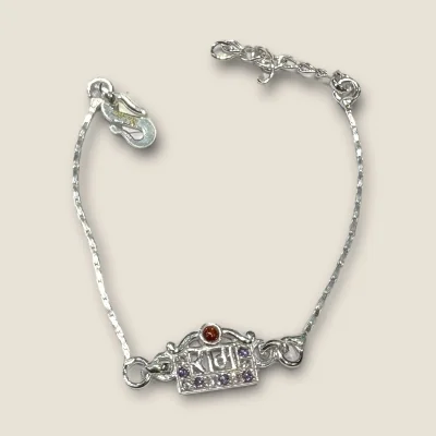 LOVELY SILVER RAKHI WITH BEAUTIFUL DESIGN | SB165 LOVELY SILVER RAKHI WITH BEAUTIFUL DESIGN | SB165