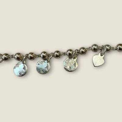 BEAUTIFUL 925 STERLING GIRLISH SILVER ANKLETS WITH EVIL EYE DESIGN | SPY447 BEAUTIFUL 925 STERLING GIRLISH SILVER ANKLETS WITH EVIL EYE DESIGN | SPY447