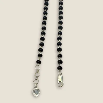 BEAUTIFUL 925 STERLING GIRLISH SILVER ANKLETS WITH LOVELY BEADS | SPY457 BEAUTIFUL 925 STERLING GIRLISH SILVER ANKLETS WITH LOVELY BEADS | SPY457