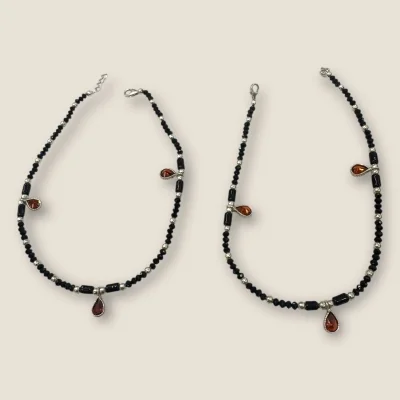 BEAUTIFUL 925 STERLING SILVER GIRLISH ANKLETS WITH LPVELY DESIGN | SPY458