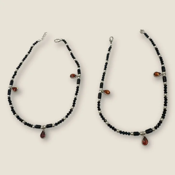 BEAUTIFUL 925 STERLING SILVER GIRLISH ANKLETS WITH LPVELY DESIGN | SPY458