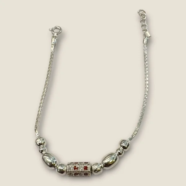 BEAUTIFUL 925 STERLING SILVER GIRLISH BRACELET WITH LOVELY DESIGN | SB190