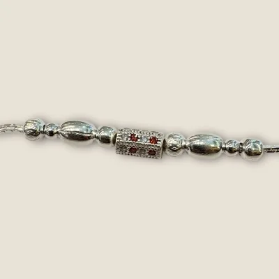 BEAUTIFUL 925 STERLING SILVER GIRLISH BRACELET WITH LOVELY DESIGN | SB190 BEAUTIFUL 925 STERLING SILVER GIRLISH BRACELET WITH LOVELY DESIGN | SB190