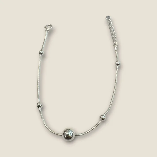 BEAUTIFUL 925 STERLING SILVER GIRLISH BRACELET WITH LOVELY DESIGN | SB191