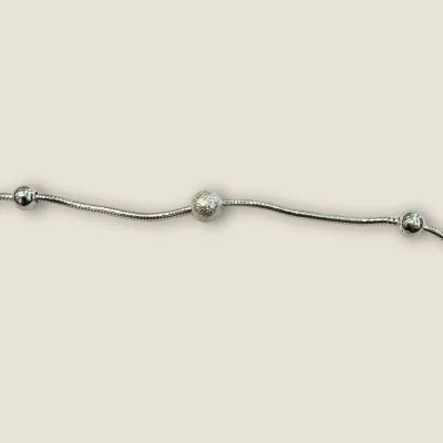 BEAUTIFUL 925 STERLING SILVER GIRLISH BRACELET WITH LOVELY DESIGN | SB187 BEAUTIFUL 925 STERLING SILVER GIRLISH BRACELET WITH LOVELY DESIGN | SB187