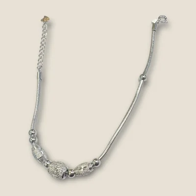 Unique 925 Sterling Silver Bracelet with Girlish Design | SB204