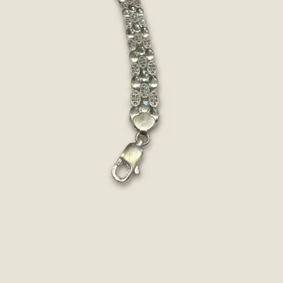 BEAUTIFUL 925 STERLING SILVER MEN'S BRACELET WITH LOVELY ZIRCONS & UNIQUE DESIGN | SB213 BEAUTIFUL 925 STERLING SILVER MEN'S BRACELET WITH LOVELY ZIRCONS & UNIQUE DESIGN | SB213