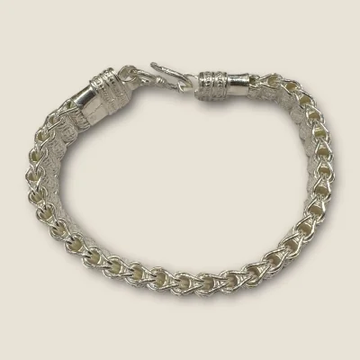 BEAUTIFUL 925 STERLING SILVER MEN'S BRACELET WITH UNIQUE DESIGN | SB209 BEAUTIFUL 925 STERLING SILVER MEN'S BRACELET WITH UNIQUE DESIGN | SB209