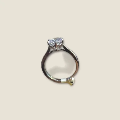 BEAUTIFUL 925 STERLING SILVER GIRLISH RING WITH LOVELY DESIGN OR ZIRCONS | SLR707 BEAUTIFUL 925 STERLING SILVER GIRLISH RING WITH LOVELY DESIGN OR ZIRCONS | SLR707