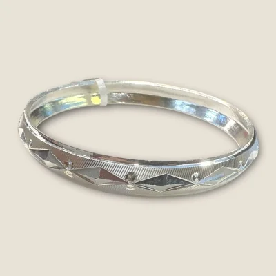 925 STERLING SILVER MEN'S KARA WITH UNOQUE DESIGN | KA323 925 STERLING SILVER MEN'S KARA WITH UNOQUE DESIGN | KA323