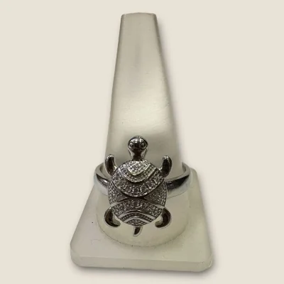 BEAUTIFUL 925 STERLING SILVER MEN'S TURTLE DESIGN RING | SGR181