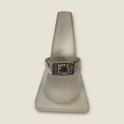 925 STERLING SILVER MEN'S RING WITH ZIRCONS | SGR314 925 STERLING SILVER MEN'S RING WITH ZIRCONS | SGR314