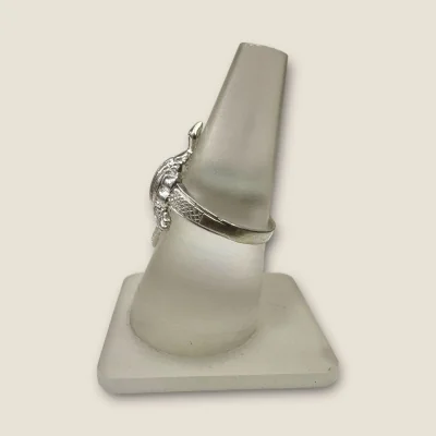 BEAUTIFUL TURTLE DESIGN SILVER MEN'S RING | SGR69
