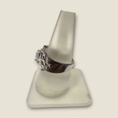 925 STERLING SILVER MEN'S RING WITH ZIRCONS | SGR318 925 STERLING SILVER MEN'S RING WITH ZIRCONS | SGR318