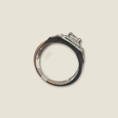 925 STERLING SILVER MEN'S RING WITH ZIRCONS | SGR318 925 STERLING SILVER MEN'S RING WITH ZIRCONS | SGR318