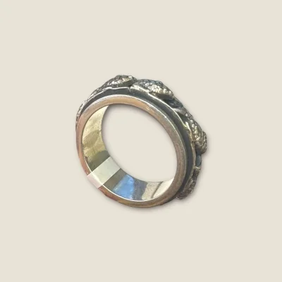 925 STERLING SILVER MEN'S RING WITH LOVELY FISH DESIGN | SGR98