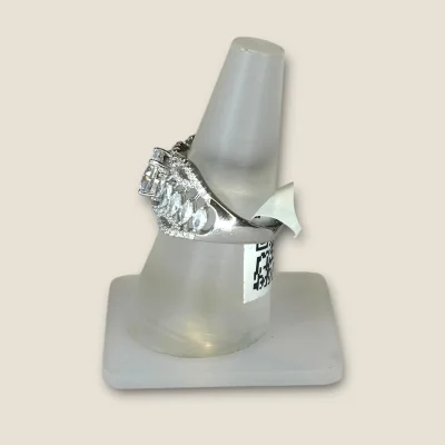 BEAUTIFUL 925 STERLING SILVER GIRLISH RING WITH ZIRCONS | SLR788 BEAUTIFUL 925 STERLING SILVER GIRLISH RING WITH ZIRCONS | SLR788