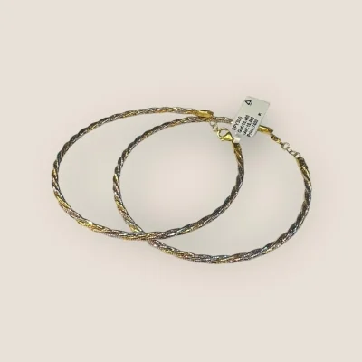 BEAUTIFUL SILVER GIRLISH ANKLETS IN GOLD & ROSE COLOUR | SPY300 BEAUTIFUL SILVER GIRLISH ANKLETS IN GOLD & ROSE COLOUR | SPY300