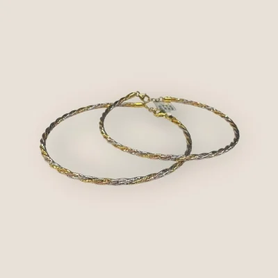 BEAUTIFUL SILVER GIRLISH ANKLETS IN GOLD & ROSE COLOUR | SPY300 BEAUTIFUL SILVER GIRLISH ANKLETS IN GOLD & ROSE COLOUR | SPY300