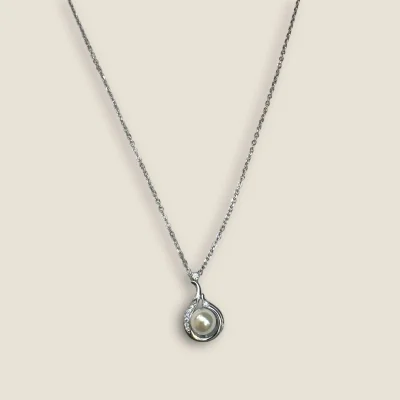 BEAUTIFUL 925 STERLING SILVER GIRLISH CHAIN WITH ZIRCONS | SC493 BEAUTIFUL 925 STERLING SILVER GIRLISH CHAIN WITH ZIRCONS | SC493