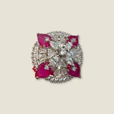 BEAUTIFUL STERLING SILVER COKTAIL RING |SLR748