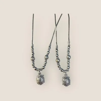 925 Sterling Silver Turtle Design Anklets | 24.450g | SPY310