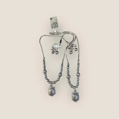 925 Sterling Silver Turtle Design Anklets | 24.450g | SPY310