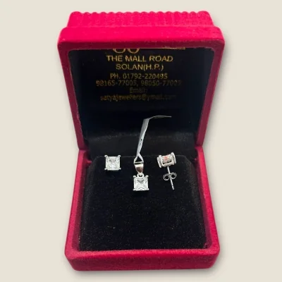 BEAUTIFUL 925 STERLING SILVER GIRLISH PENDANT SET WITH LOVELY DESIGNE |SPS81