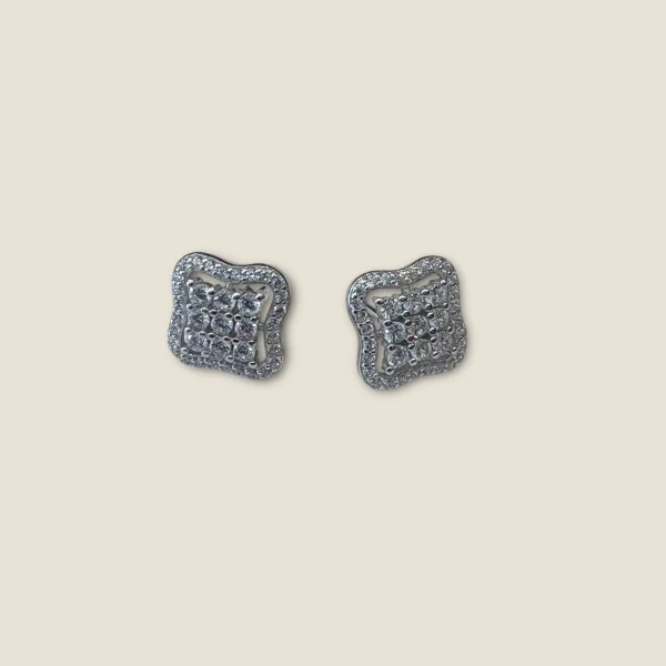 BEAUTIFUL GIRLISH 925 STERLING SILVER TOPS WITH LOVELY ZIRCONS | STP392