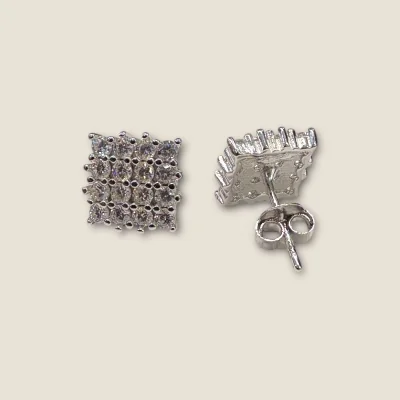 LOVELY GIRLISH STERLING SILVER TOPS WITH BEAUTIFUL ZIRCONES | STP391 LOVELY GIRLISH STERLING SILVER TOPS WITH BEAUTIFUL ZIRCONES | STP391