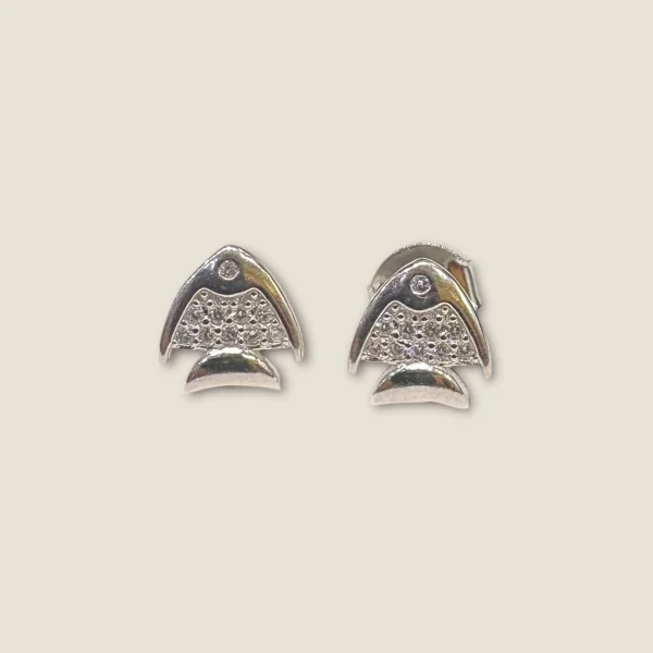 BEAUTIFUL STERLING SILVER TOPS WITH LOVELY FISH DESIGN | STP387