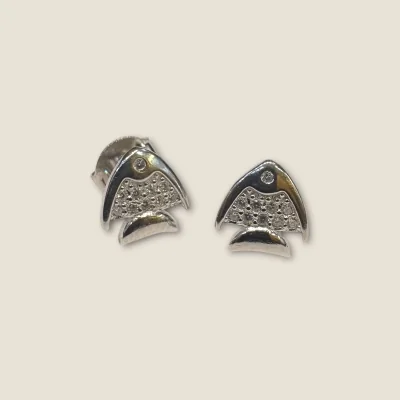 BEAUTIFUL STERLING SILVER TOPS WITH LOVELY FISH DESIGN | STP387
