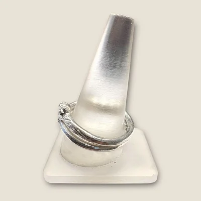 BEAUTIFUL 925 STERLING MEN'S SILVER RING WIITH SNAKE DESIGN |SGR364
