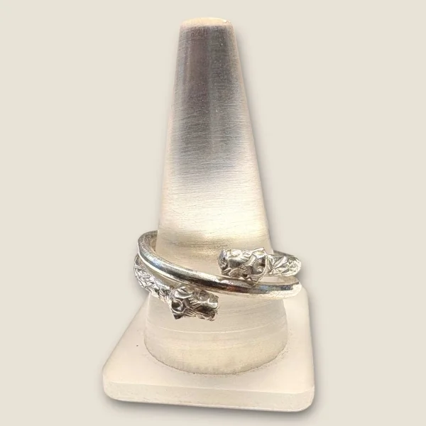 BEAUTIFUL 925 STERLING MEN'S SILVER RING WIITH SNAKE DESIGN |SGR364