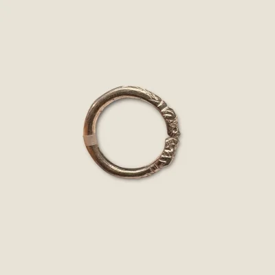 925 STERLING SILVER MEN'S SILVER RING WITH SNAKE SHAPE DESIGN |SGR359