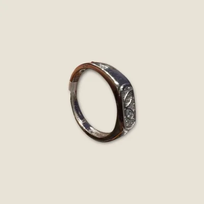BEAUTIFUL STERLNG SILVER MEN'S RING WITH LOVELY ZIRCONS |SGR400 BEAUTIFUL STERLNG SILVER MEN'S RING WITH LOVELY ZIRCONS |SGR400