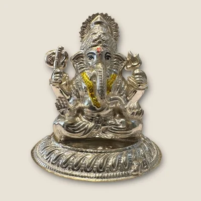 BEAUTIFUL 925 STERLING SILVER STATUE OF GOD GANESHA |SLA7